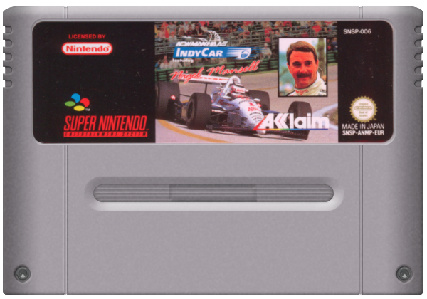 Newman-Haas IndyCar media 8 for Super Nintendo